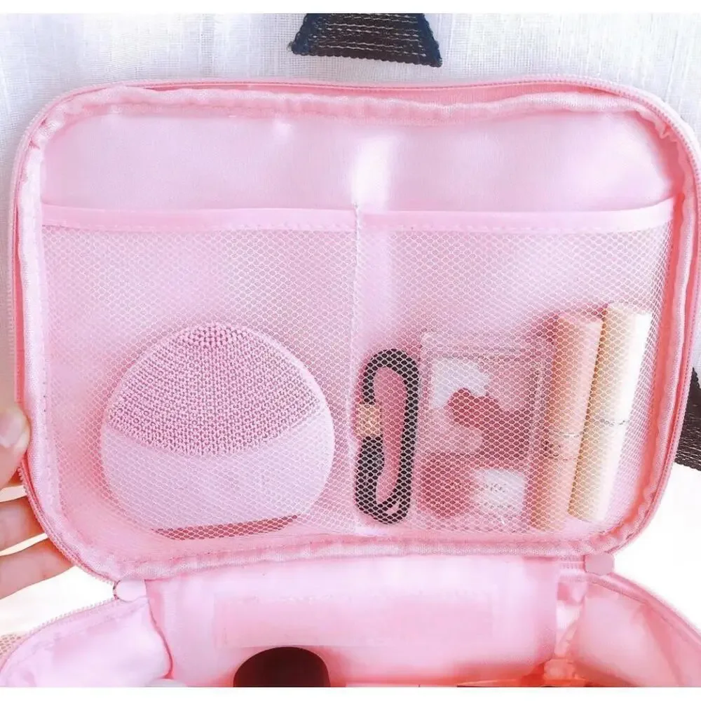 Sanrio Hello Kitty Candy Rainbow Cosmetic Toiletry Travel Bag